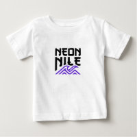 NEON NILE Streetwear Wave Logo Baby-T-Shirt