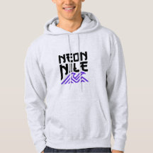 NEON NILE Streetwear Wave Logo Kapuzenpullover