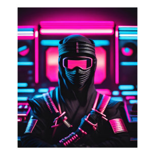 Neon Ninja Fotodruck