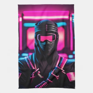 Neon Ninja Geschirrtuch