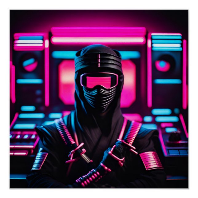 Neon Ninja Poster (Vorderseite)