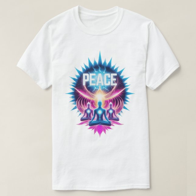 Neon Nirvana - Frieden finden T-Shirt (Design vorne)