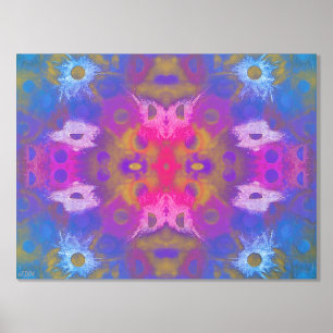 Neon Ombré Gold oder Silberfolie Foliendrucke