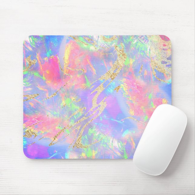 Neon-Opal-Mauspad Mousepad (Mit Mouse)