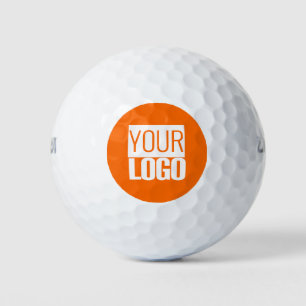 Neon orange - Logo hinzufügen Golfball