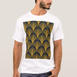 Neon Orange Peacock Scale Wallpaper. T-Shirt