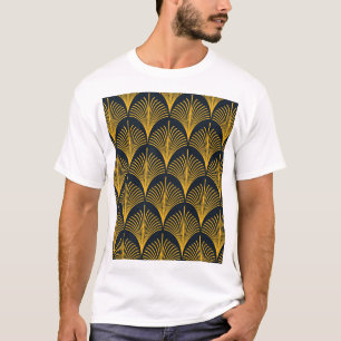 Neon-orange-Pfauen-Schuppen-Tapete. T-Shirt