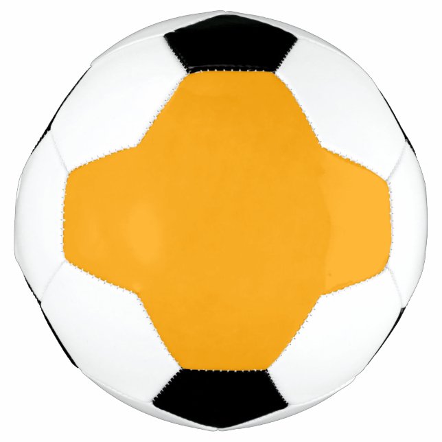 Neon Orange Solid Color | Classic Fußball (Vorderseite)