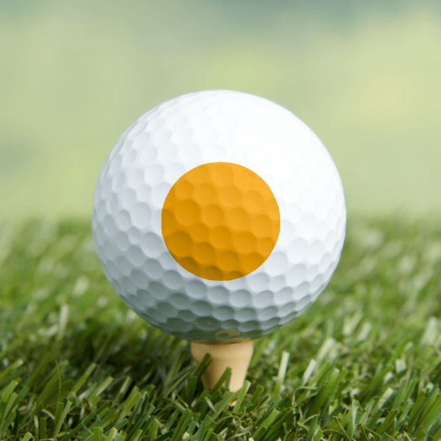 Neon Orange Solid Color | Classic Golfball (Insitu T-Shirt)