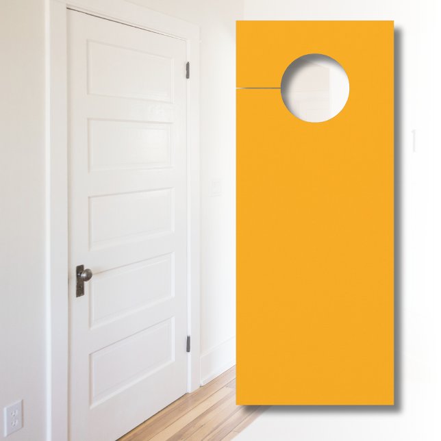 Neon Orange Solid Color | Classic Türanhänger (Von Creator hochgeladen)