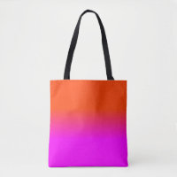Neon Orange und Hot Pink Ombre Farbtöne