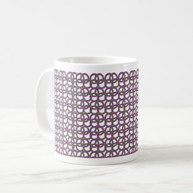 Neon Orbit Kaffeetasse (Vorderseite Links)