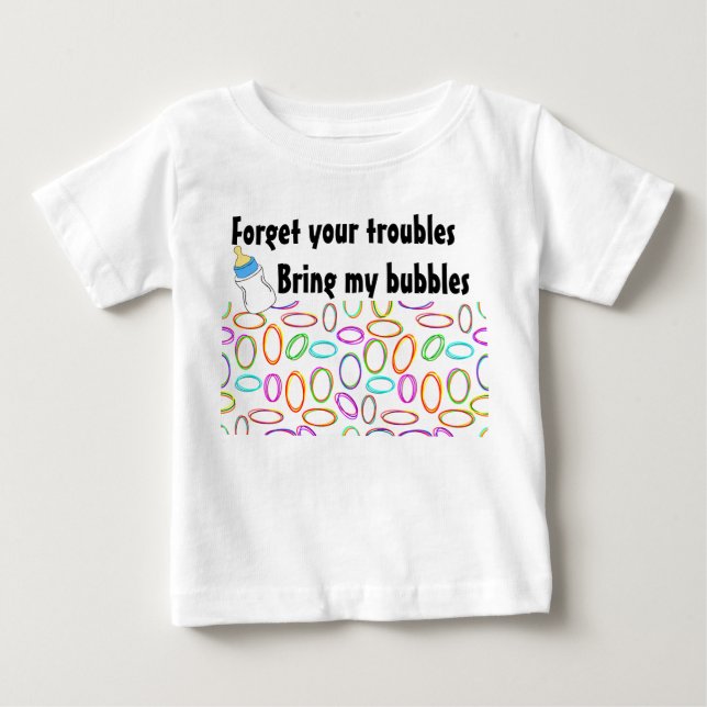 Neon Ovals Baby T-shirt (Vorderseite)
