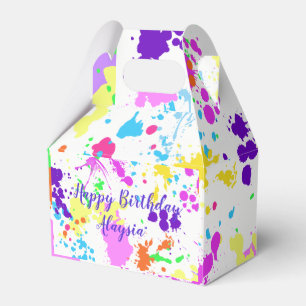 Neon Paint, 16 . Geburtstag, Bat Mitzvah, vielen D Geschenkschachtel