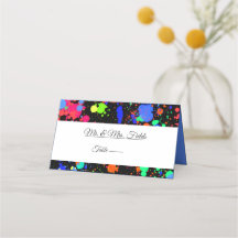 Neon Paint Spritzer, Bat Mitzvah Star von David