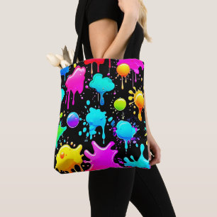 Neon Paint Tropfens Design