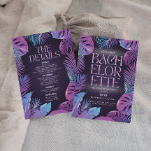 Neon Palm Tropical Junggeselinnen-Abschied