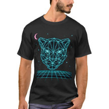 Neon Panther - Synthwave Dark Electric Tee