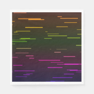 Neon Party Paper Napkins Serviette