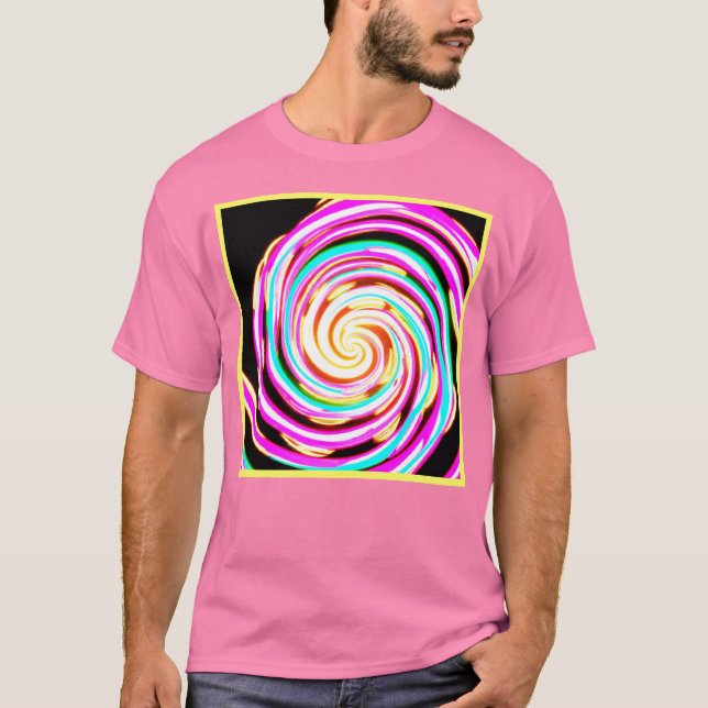 Neon Pattern Artwork T-Shirt (Vorderseite)