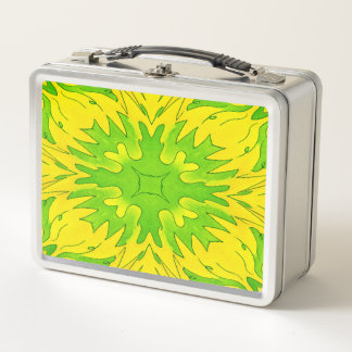 Neon Pause Dienstag Edition – Frische Energie Kale Metall Brotdose