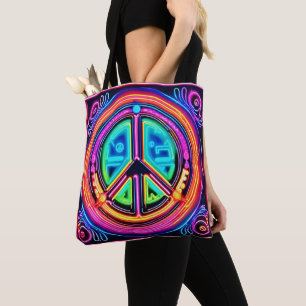 Neon Peace Mandala