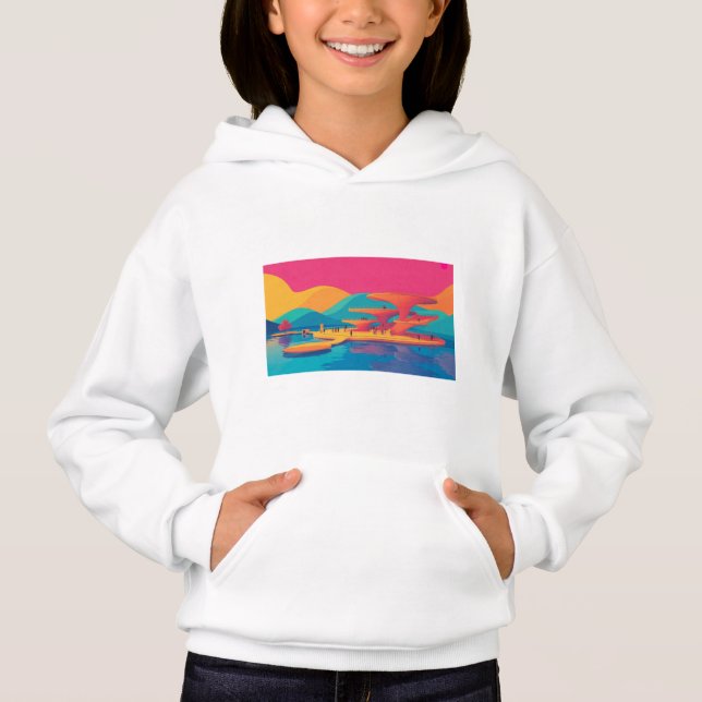 Neon Peak Waterfront Hoodie (Vorderseite)