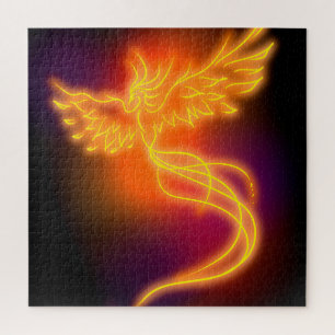 Neon Phoenix Puzzle