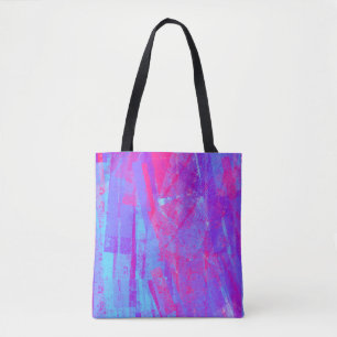 Neon Pink & Aqua Blue Abstrakt