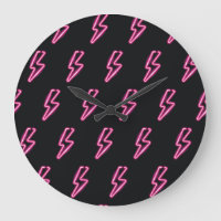 Neon Pink Blitze: Dunkler Hintergrund.