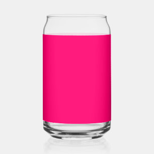 Neon Pink Custom Dose Glass - Bulk & Personalisier Dosenglas
