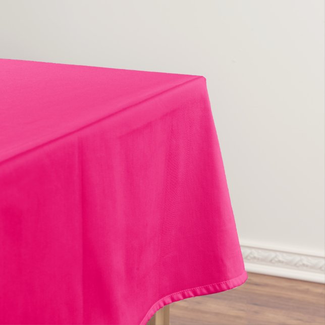 Neon Pink Custom Tablecloth - Bold & Versatile Tischdecke (Beispiel)