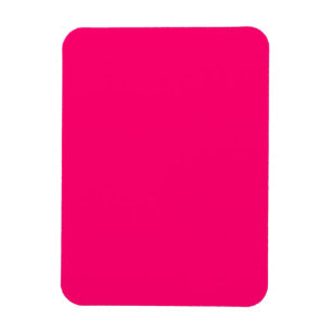 Neon Pink Flexible Foto Magnet - Anpassbar