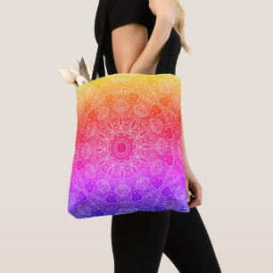 Neon-Pink-Gelb-Blau-Mandala-Kaleidoskop-Muster