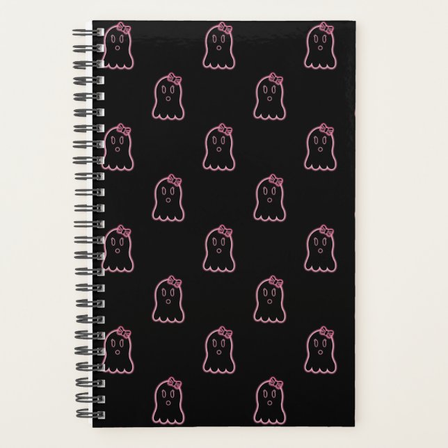 Neon Pink Ghosts Planer (Vorderseite)