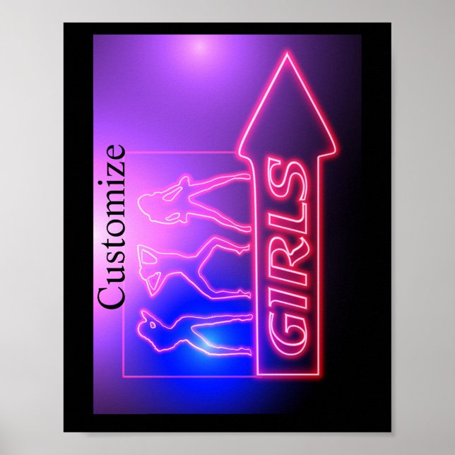 Neon Pink Girls signieren Thunder_Cove Poster (Vorne)