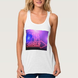 Neon Pink Girls signieren Thunder_Cove    Tank Top