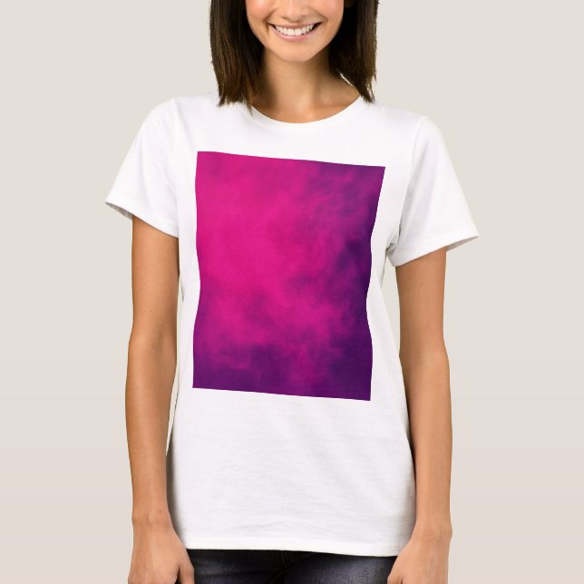 Neon Pink Gradient Women's T - Shirt - Anpassbar (Vorderseite)