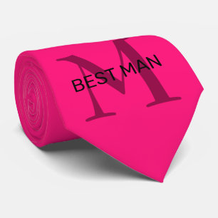 Neon Pink Neck Tie Krawatte