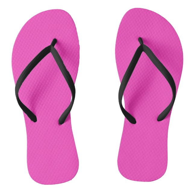 Neon pink, Neon Flip Flops (Fußbett)