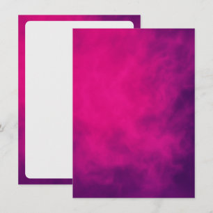 Neon-Pink-Rauch-Eventeinladung – Anpassbar Einladung