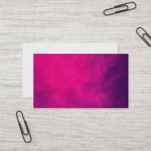 Neon Pink Smoke Business Card - individuell einste Visitenkarte