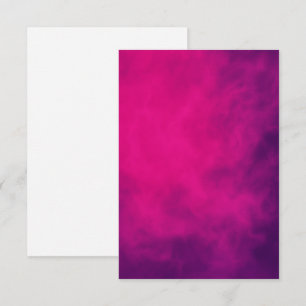 Neon Pink Smoke Dankeschön Karte - Anpassbar