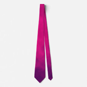 Neon Pink Smoke Pattern Neck Tie - Anpassbar Krawatte