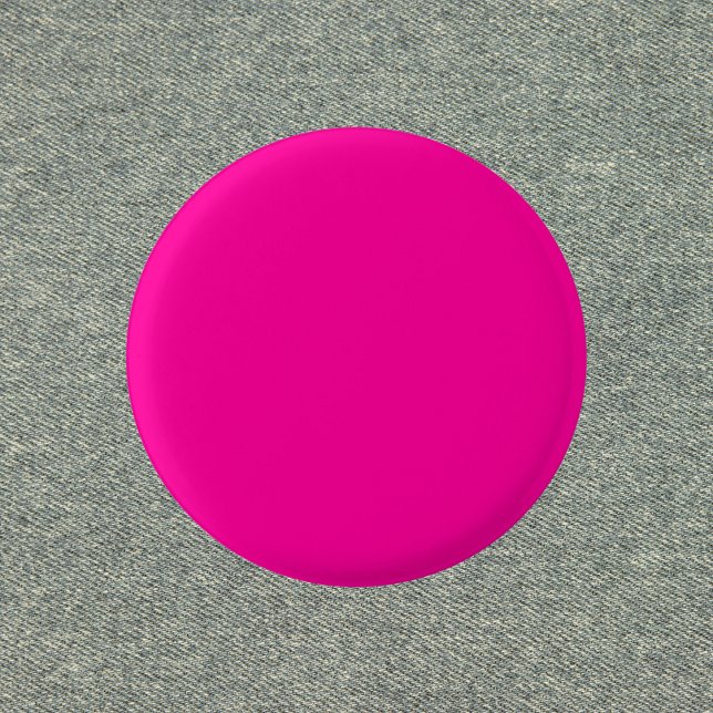 Neon Pink Solid Color Button (Von Creator hochgeladen)