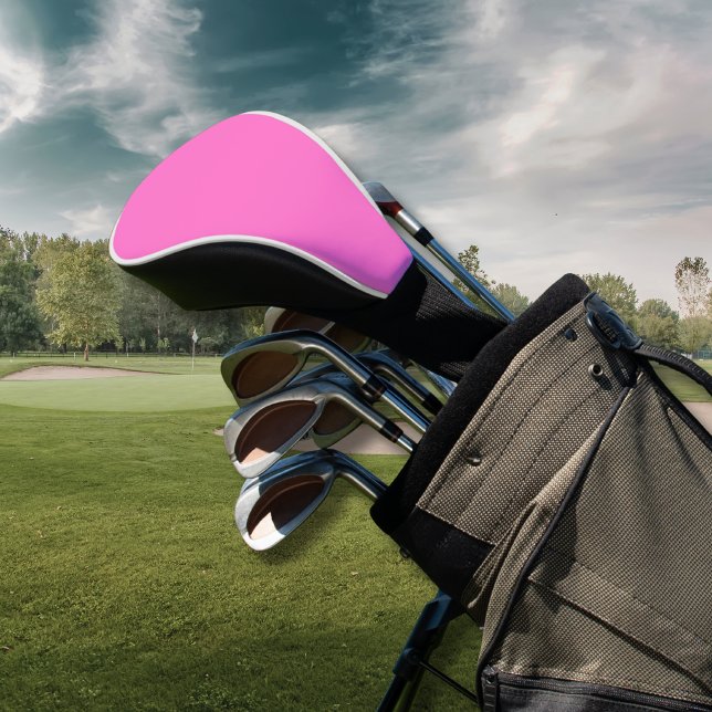 Neon Pink Solid Color | Classic Golf Headcover (Von Creator hochgeladen)