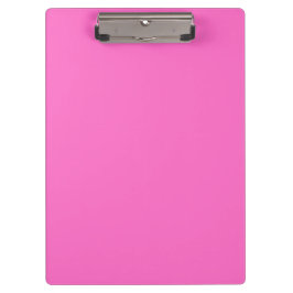 Neon Pink Solid Color | Classic Klemmbrett