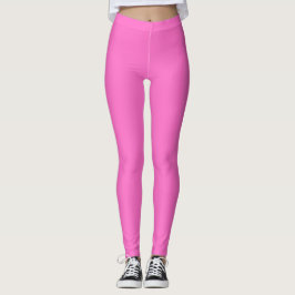 Neon Pink Solid Color | Classic Leggings