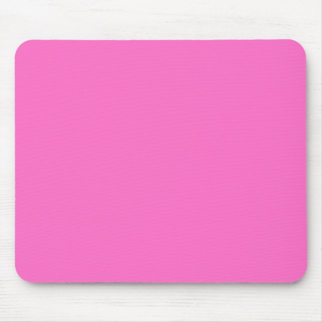 Neon Pink Solid Color | Classic Mousepad (Vorne)