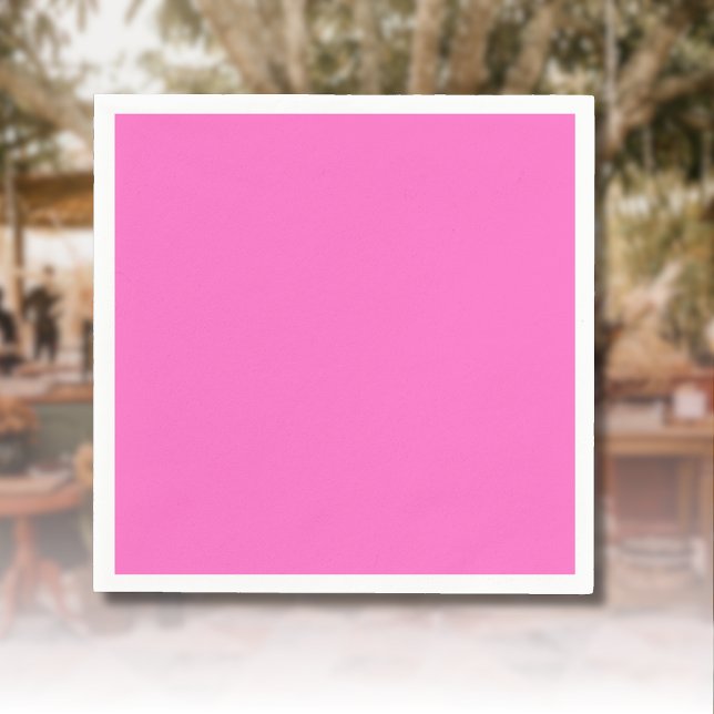 Neon Pink Solid Color | Classic Serviette (Von Creator hochgeladen)